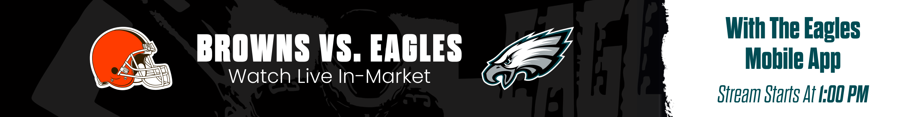 Browns vs. Eagles Watch Live